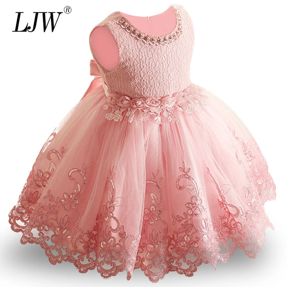 2019 New Lace Baby Girl Dress 9M-24M