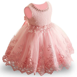 2019 New Lace Baby Girl Dress 9M-24M