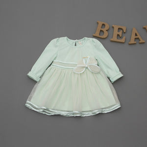 2019 spring bow lace dress