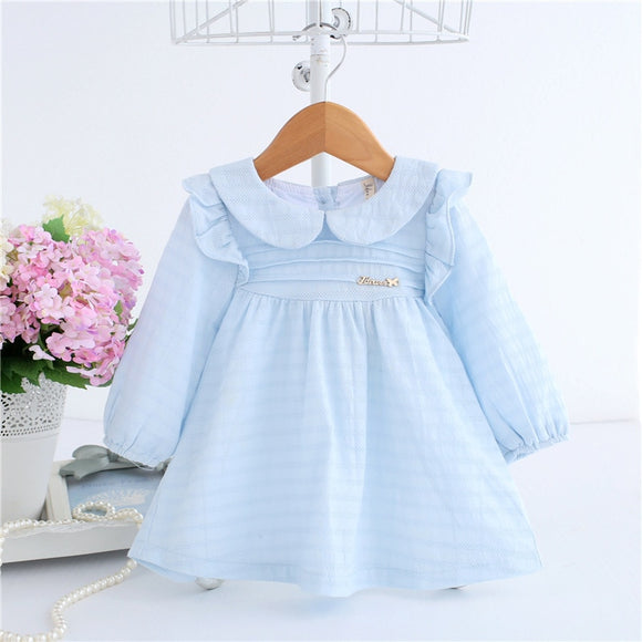 2019 Spring A-line Peter Pan Collar Baby Princess Dress