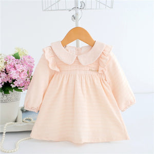 2019 Spring A-line Peter Pan Collar Baby Princess Dress