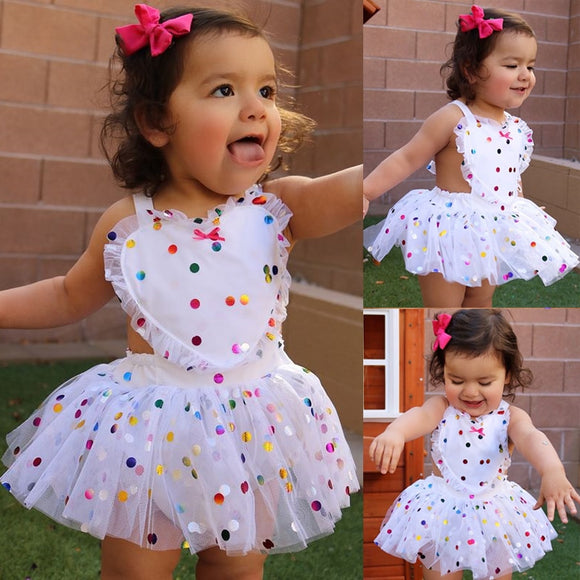 Newborn Toddler Baby Girls Romper Dress