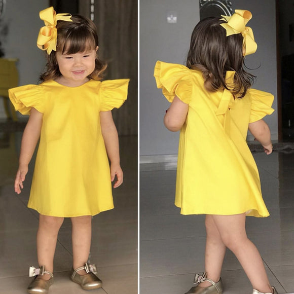 Summer Baby Girls  Party Dresses Cotton 2019