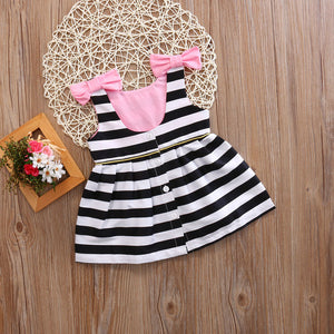2019 Stripe Dress Baby Dress