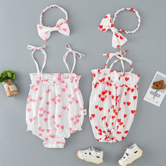 Baby girl's summer fashion Rompers