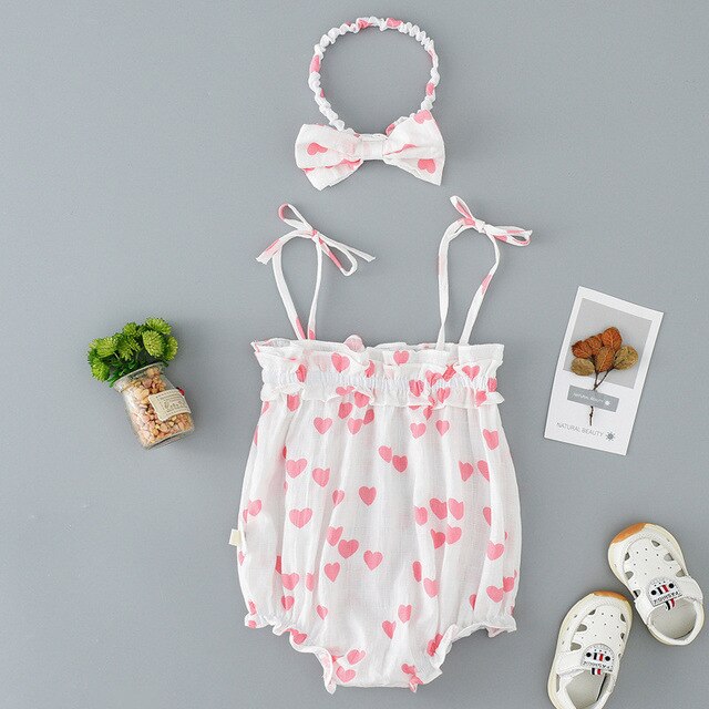 Baby girl's summer fashion Rompers