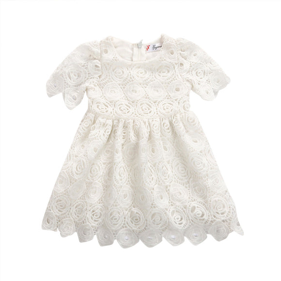 Cute Lace Princess Baby Girls Dress 2019 Summer