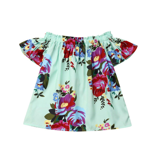2019 Summer Baby Girls Fly Sleeve Princess Dress