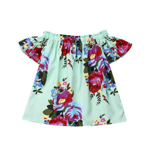 2019 Summer Baby Girls Fly Sleeve Princess Dress